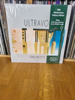Tumnagel för auktion "Ultravox- quartet 2 LP"