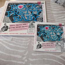 Tumnagel för auktion "Rock Pretty Baby soundtrack LP+7""