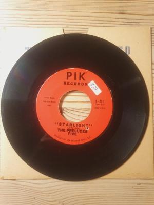 Tumnagel för auktion "The Preludes Five – Don't You Know Love / Starlight  ++ Rare Doo wop ++"