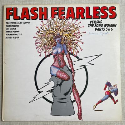 Tumnagel för auktion "V/A Flash Fearless Alice Cooper"