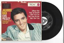 Tumnagel för auktion "EP Elvis Presley Jailhouse Rock Tysk press RCA EPA-4114"