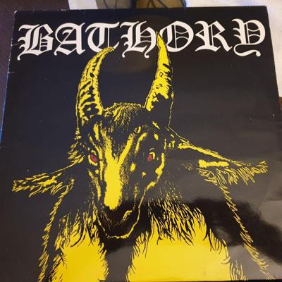Tumnagel för auktion "Bathory - Bathory (yellow goat original)"