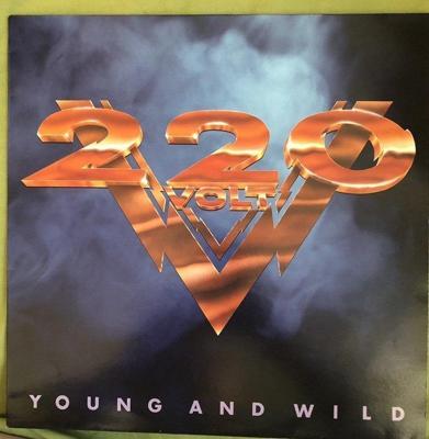 Tumnagel för auktion "220 Volt - Young And Wild vinyl"