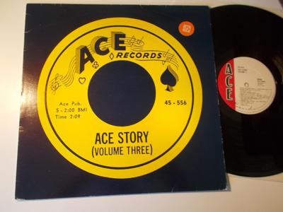 Tumnagel för auktion "V/A ACE STORY - Volume 3, LP Ace UK 1982 Rhythm & Blues"