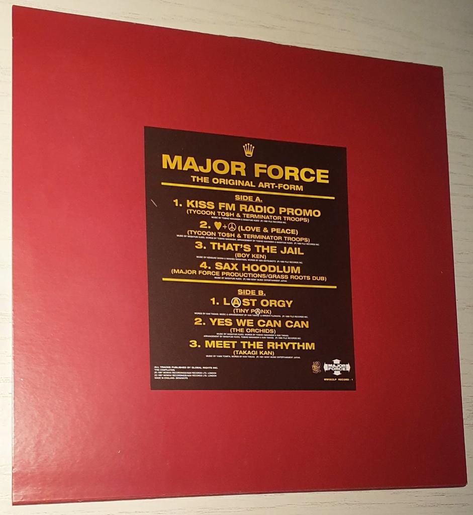 品揃え豊富で THE ORIGINAL ART FORM / MAJOR FORCE 5LP - レコード