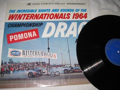 Tumnagel för auktion "SOUNDS OF WINTERNATIONALS 1964  DRAG RACES"