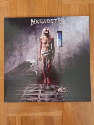 Tumnagel för auktion "Megadeth. Countdown to Extinction. Vinyl. LP."