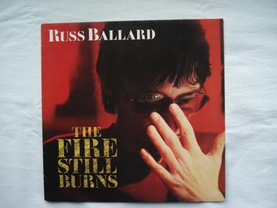 Tumnagel för auktion "Russ Ballard - The Fire Still Burns, 1985, Rock/Pop/80-tal, LP."
