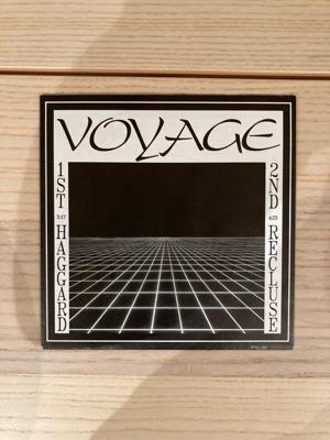 Tumnagel för auktion "7” VOYAGE / SIGHT FROM LIFE - Split - DIY synth 1990 Swe"