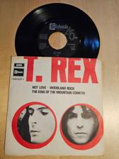 Tumnagel för auktion "T. Rex – Hot Love / Woodland Rock / The King Of The Mountain Cometh"