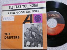 Tumnagel för auktion "THE DRIFTERS - I'll Take You Home    svensk press"