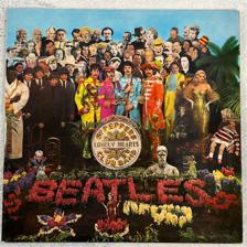 Tumnagel för auktion "THE BEATLES Sgt Pepper’s lonely hearts club band LP -67 UK PARLOPHONE PCS 7027"