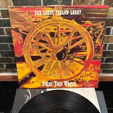 Tumnagel för auktion "Red Lorry Yellow Lorry – Paint Your Wagon - 1986 - goth rock. Sisters Of Mercy"