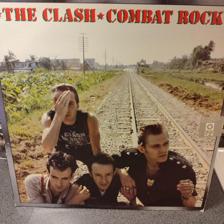 Tumnagel för auktion "The Clash - Combat Rock (Vinyl,LP)"