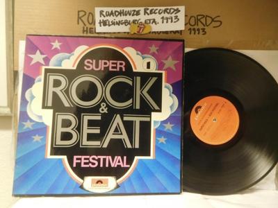 Tumnagel för auktion "SUPER ROCK & BEAT FESTIVAL - 1 - V/A"