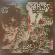 Tumnagel för auktion "THE CRAMPS Off the Bone LP // '83 UK Orig med 3D glasögon! Punk Garage Rock"