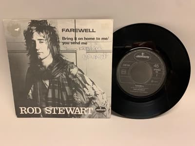 Tumnagel för auktion "7" Rod Stewart - Farewell Ncb Orig-74 !!!!!"