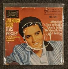 Tumnagel för auktion "Elvis Presley – Jailhouse Rock - 7" Singel"