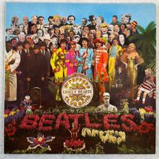 Tumnagel för auktion "THE BEATLES Sgt Peppers Lonely Hearts Club Band LP re Ger APPLE 1C 072-04177"