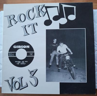 Tumnagel för auktion "V/A Rock It Vol 3 LP"