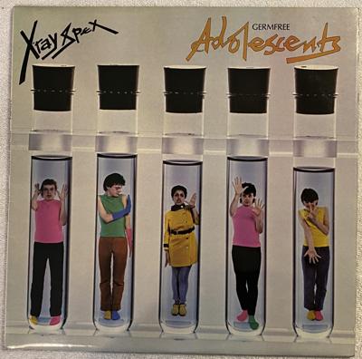 Tumnagel för auktion "X-RAY SPEX Germfree Adolescents LP -78 UK EMI INS 3023 *** PUNK ROCK ***"