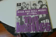 Tumnagel för auktion "THE BEATLES ROCK AND ROLL MUSIC/IF I FELL"