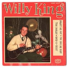 Tumnagel för auktion "Willy King EP Tom Dooley Rock-A-Billy + 2 Karusell 1959"