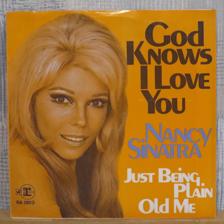 Tumnagel för auktion "NANCY SINATRA :: GOD KNOWS I LOVE YOU      (7``) GER Press"