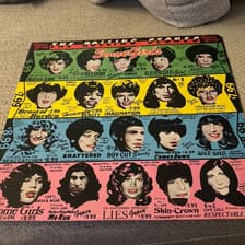 Tumnagel för auktion "Vinyl LP The Rolling Stones - Some Girls"