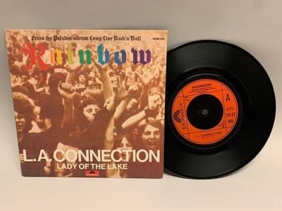 Tumnagel för auktion "7" Rainbow - L.A. Connection UK Orig-78 FINT EX !!!!!"
