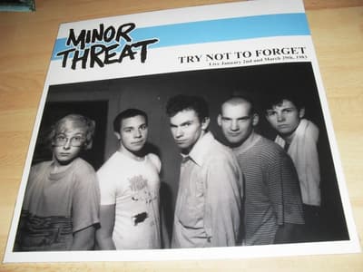 Tumnagel för auktion "Minor threat - Try Not To Forget"