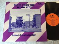 Tumnagel för auktion "V/A Blues From The Windy City LP -76 UK FLYRIGHT  FLYLP 4713"