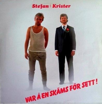 Tumnagel för auktion "Stefan & Krister - Var å en skäms för sett!"