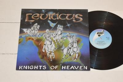 Tumnagel för auktion "LEVITICUS - Knights Of Heaven (Royal Music UK 1989) **RARE**"