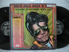 Tumnagel för auktion "SOLID GOLD ROCK 'N' ROLL - V/A - 2-LP"