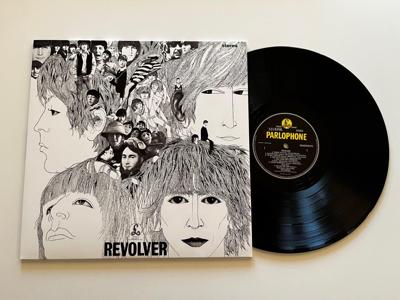 Tumnagel för auktion "The Beatles - Revolver LP"