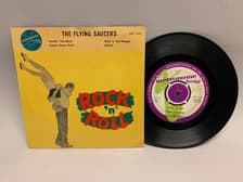 Tumnagel för auktion "EP The Flying Saucers - Rock 'N' Roll Danmark Orig !!!!!"