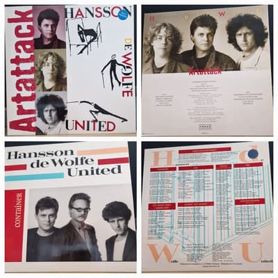 Tumnagel för auktion "Hansson De Wolfe United x 5 LP-Lorne De Wolfe x 1 LP- De Wolfe United x 1 LP"