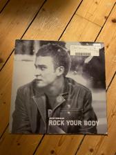 Tumnagel för auktion "Justin Timberlake- Rock your body 12a ( vinyl"