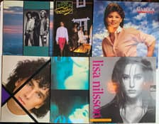 Tumnagel för auktion "Vinylpaket Sverige Carola Uggla Free Style Lisa Nilsson pop rock lp skiva"