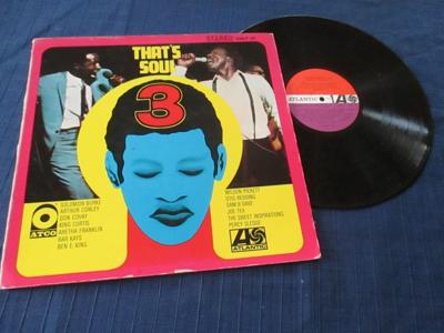 Tumnagel för auktion "LP: THAT´S SOUL 3 (Otis Redding, King Curtis, Solomon Burke, Bar Kays mfl)"