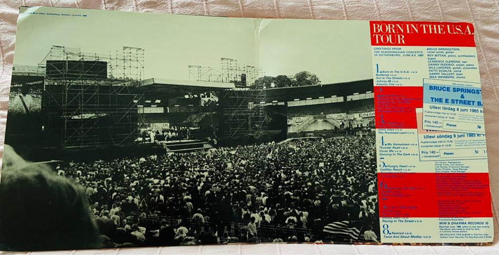 Bruce Springsteen Ullevi 1985 4lp Vinylkoll