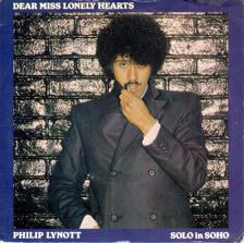 Tumnagel för auktion "7" Philip Lynott – Dear Miss Lonely Hearts PS UK Thin Lizzy"