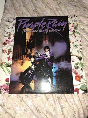 Tumnagel för auktion "Prince Purple Rain Vinylplatta 1984 VB records for the US"