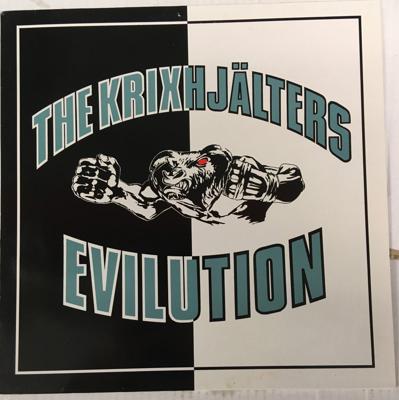Tumnagel för auktion "The Krixhjälters , Evilution vinyl 1989 chicken brain records "