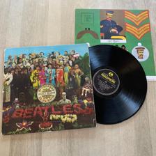 Tumnagel för auktion "The Beatles - Sgt. Pepper's Lonely Hearts Club Band - PCS 7027 - 1967 "