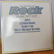 Tumnagel för auktion "The History of Rock Vol 38 1986 2-LP Japan, Altered Images, Haircut 100, Dexy's"