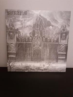 Tumnagel för auktion "Burzum - Det som engang var. Black metal, death metal."