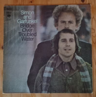 Tumnagel för auktion "Simon & Garfunkel "Bridge of troubled water" CBS Records 69"