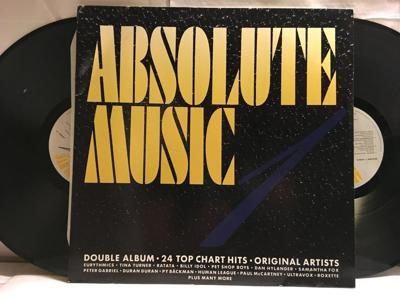 Tumnagel för auktion "ABSOLUTE MUSIC - 1 - 2-LP - V/A"